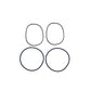 BRAKE PISTON SEAL KIT Fits JCB 1400B 1550B 1600B 1700B 214 214E 215 217 3CX