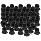 50x Universal Brake Bleeder Screw Caps Black New