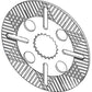 Service Brake Disc Fits John Deere Replaces AT339543