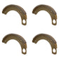 Qty. 2: Pair of Brake Shoes Fits Massey Ferguson Replaces 1810345M91