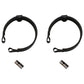 1036 Two 4-3/16" Band Brakes w Brackets For Go Karts Mini Bikes Manco Trikes
