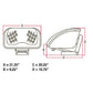 BS100BL Universal Bucket Seat Black For Tractors