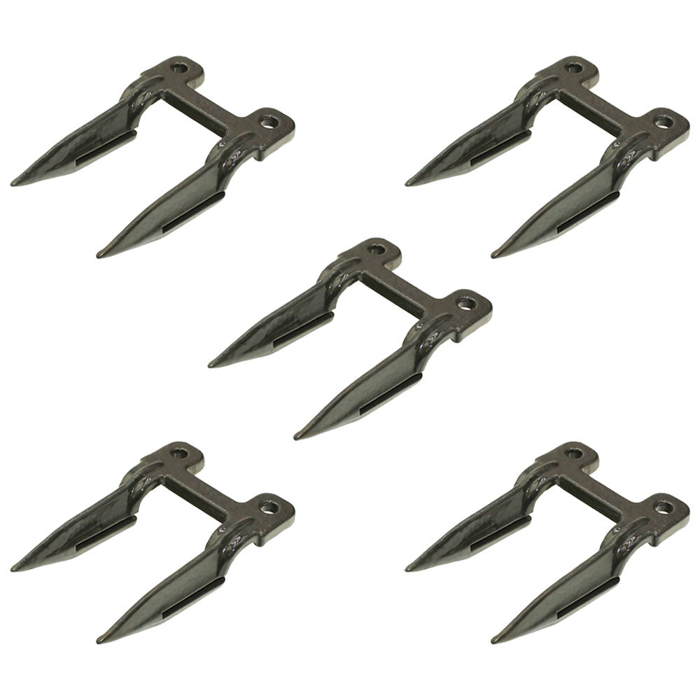 71341601 5-Pack Grain Head Cutter Bar Double Guards for Combines