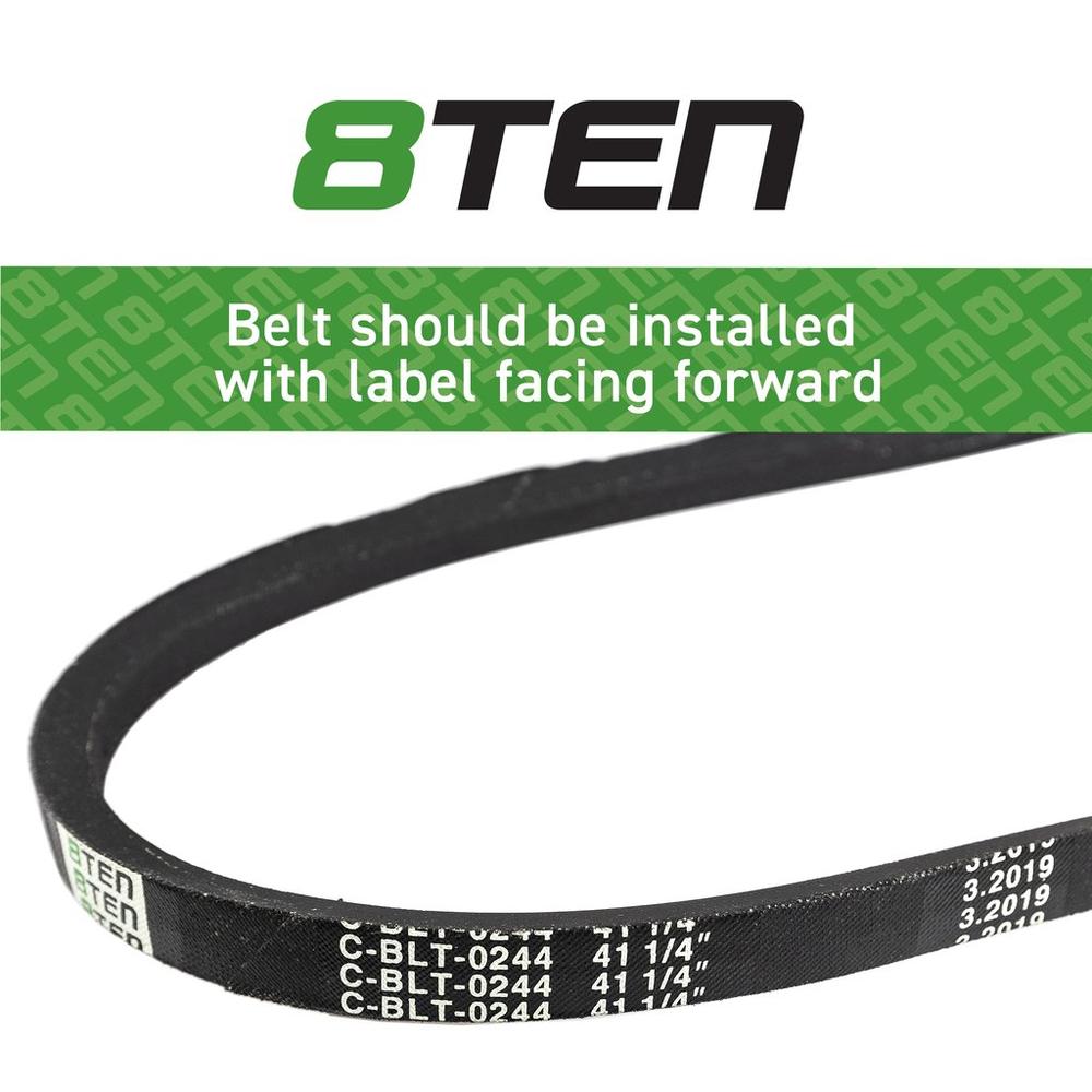 C-BLT-0244-810 Drive Belt MTD Fits Cub Cadet 954-04208A 954-04208 754-04208A