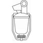 Fits Ford FUEL SEDIMENT BOWL ASSEMBLY FOR TRACTOR MODEL 801 901 4000 4CYL