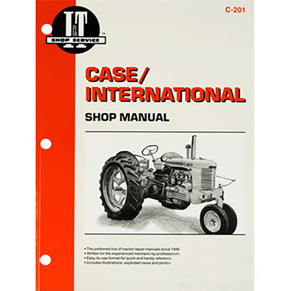 C201 Repair Shop Service Manual Fits Case-IH Tractor 200B 300 300B 350 400B 500B