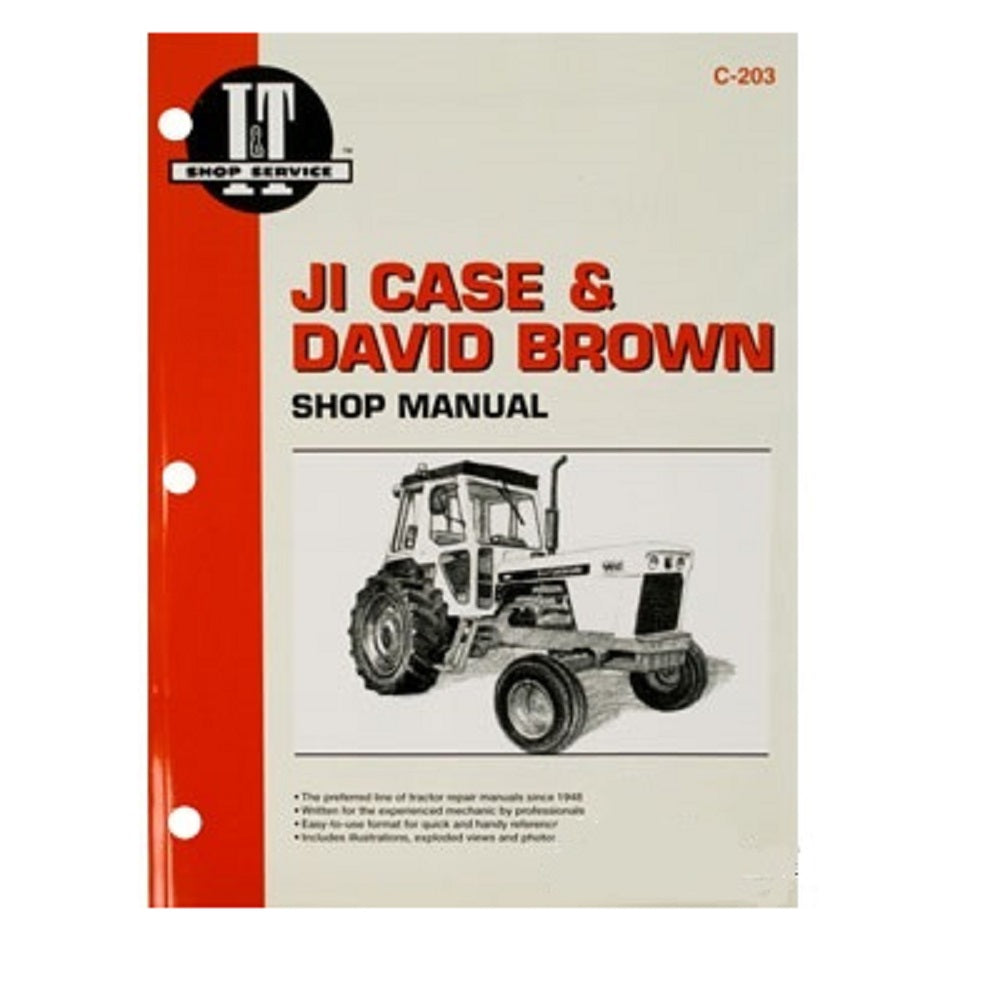 I&T Shop Service Manual Fits Case David Brown Tractor770 870 885 980 990 995 C20