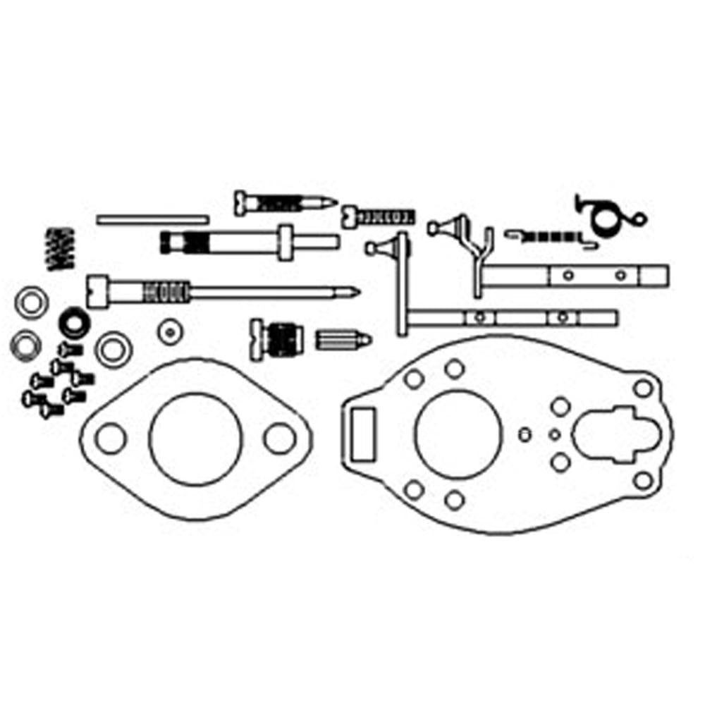 Fits Ford Tractor Jubilee NAA 600 700 Carburetor Rebuild Repair Kit TSX 428 580