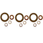 (3) Injector Seal Kit Fits Ford/New Holland Tractors 2000 3000 4000 5000 +
