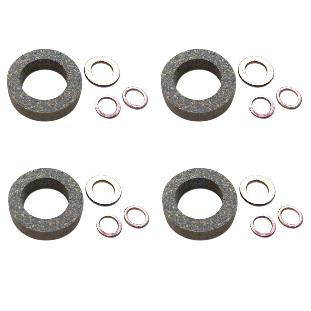 (4) Fuel Injector Seal Kits Fits Ford New Holland 2000 2910 3000 7000 8000