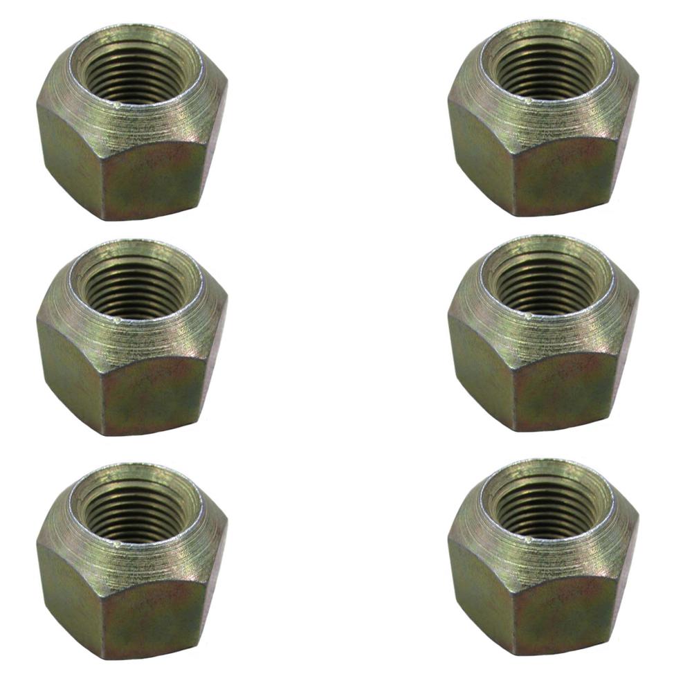 Qty 6: Wheel Nut Fits Case/International Harvester Replaces 1663