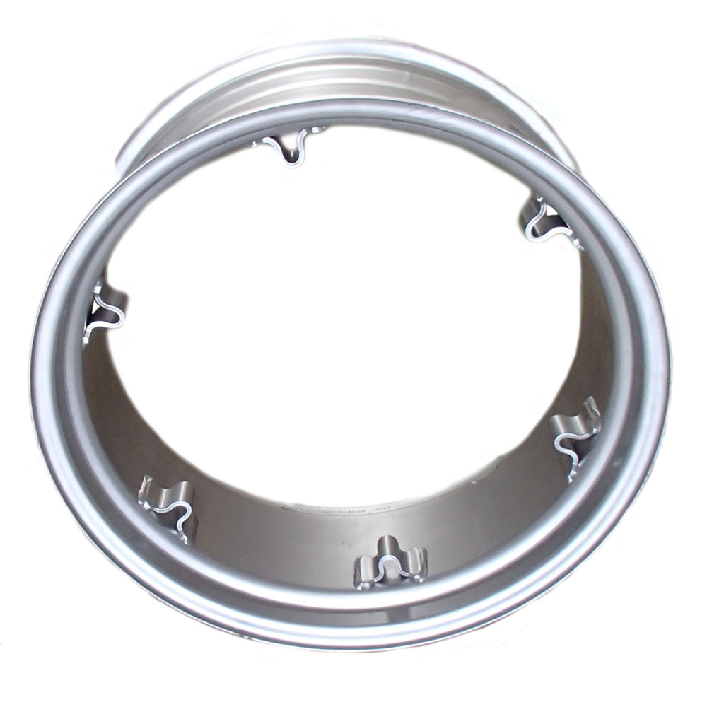 Rear Rim - 11" x 28" 6 Loop Silver Fits Massey Ferguson Fits Ford