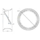Power Adjust Wheel Rim 12" X 28" 1687615M91 Fits Massey Ferguson 240 250 253 263