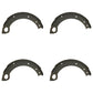 C5NN2218E Set of 4 Brake Shoes Fits Ford New Holland 2000 3000 3400 2110LCG