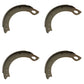 C5NN2218E Set of 4 Brake Shoes Fits Ford New Holland 2000 3000 3400 2110LCG