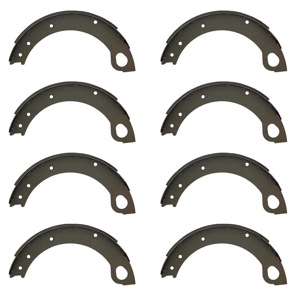 81802510 Qty 8: 1/2 Brake Shoe w/Lining
 Fits Ford/New Holland