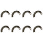 81802510 Qty 8: 1/2 Brake Shoe w/Lining Fits Ford/New Holland