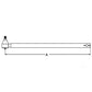 C5NN3307M Fits Ford New Holland Tractor Tie Rod End 4100 4200 40.125" Long