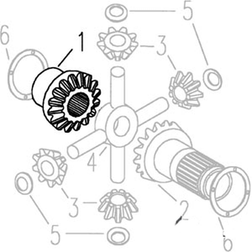 A-VPH3309-AI Gear, Diff. Side