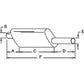 C5NN5230AR Muffler Fits Ford New Holland Tractor 2000 3000 4000