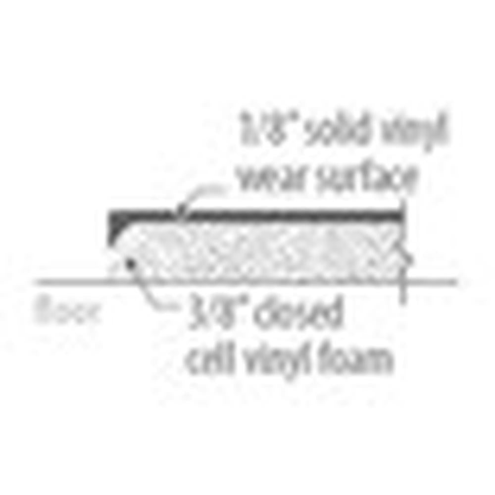 C715FM Textured Rubber Floor Mat Overlay Fits International