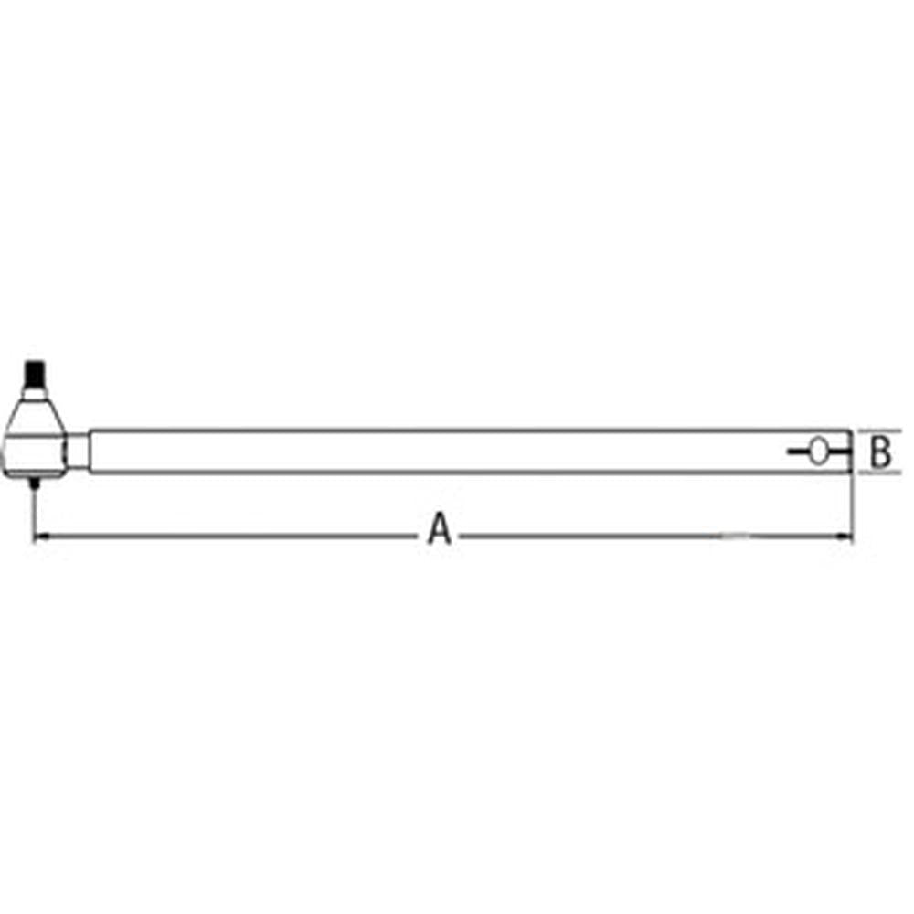 Rear Drag Link End - Fits Ford - C7NN3307A - Replaces 81821968