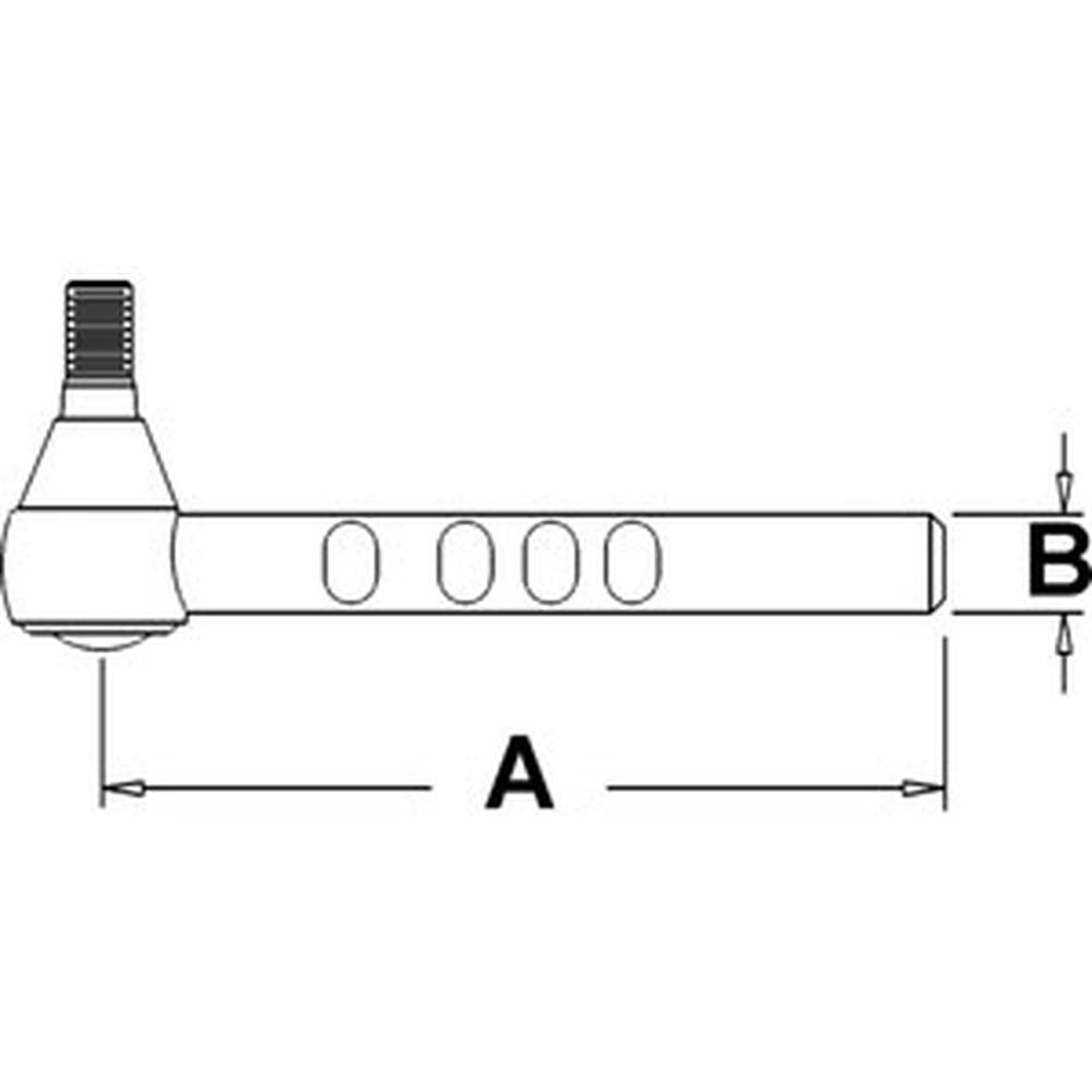 A-VPJ3046-AI Front drag link end