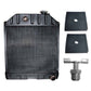Radiator w/ Drain Tap & 2 Pads Fits Farmtrac Replaces ESL10500
