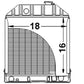 Radiator Fits Ford Tractor 230A 231 233 234 333 2000 3000 3600 4000 C7NN8005H