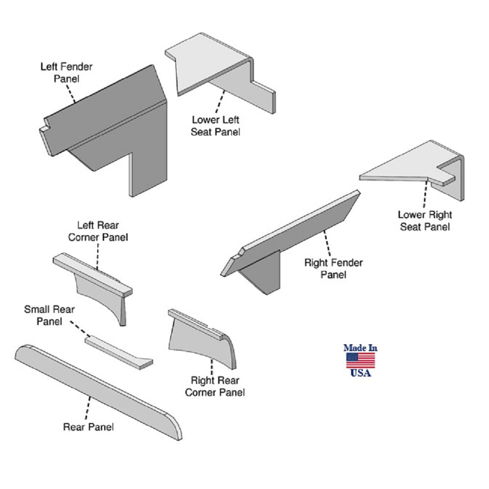 Cab Foam Kit Fits 4030 4040 4040 4240 4440 4640 4230 4240 4430 4440 4630 4053-P3