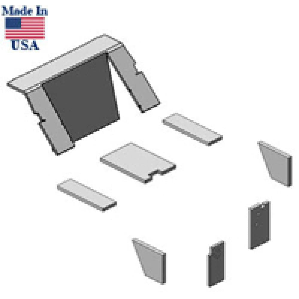 New Black Cab Foam Kit Fits Case-IH Tractor Models 786 886 986 1086 1486 +