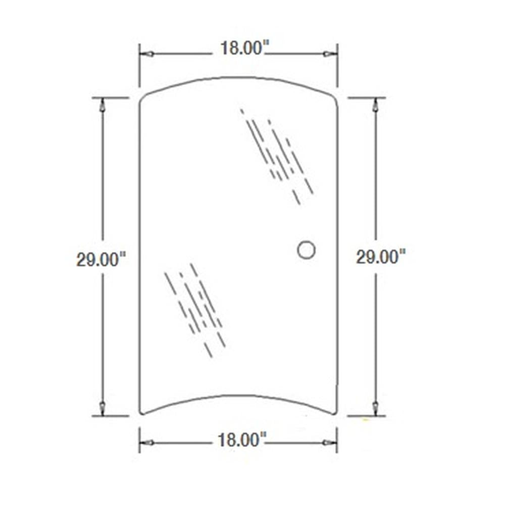 E-3C581-70540 RH Side Quarter Window Fits Kubota M5040DTC, M5140FC, M6040DTC+++