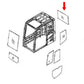 20Y-54-51272 Rear Cab Window Glass For Komatsu Excavator Dash PC200-7 PC300-7