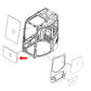 Front Lower Glass Fits Komatsu Replaces 22B-54-15811