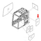2A5-53-11911 Rear Side Window Glass For Komatsu Excavator PW148-10 PC180-10