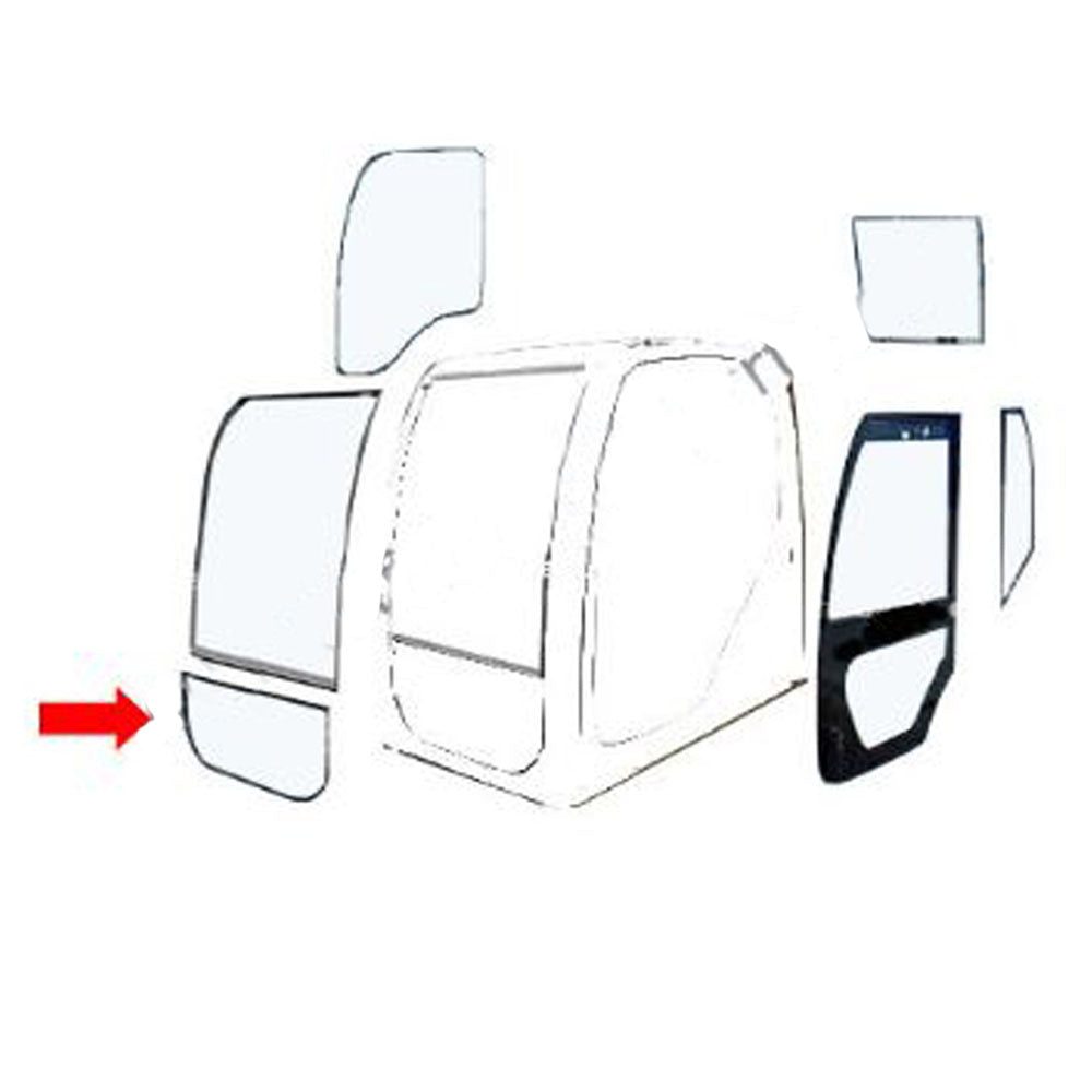 AI, KHN15000 Front Lower Cab Glass Fits Case-IH Excavator CX130B CX160B CX180B