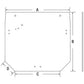 R261272 Rear Upper Window Glass Fits John Deere 5065E 5075E 5075M