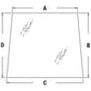 3G710-70510 Upper Windshield Glass Fits Kubota M-Series Tractors 3G710-70513