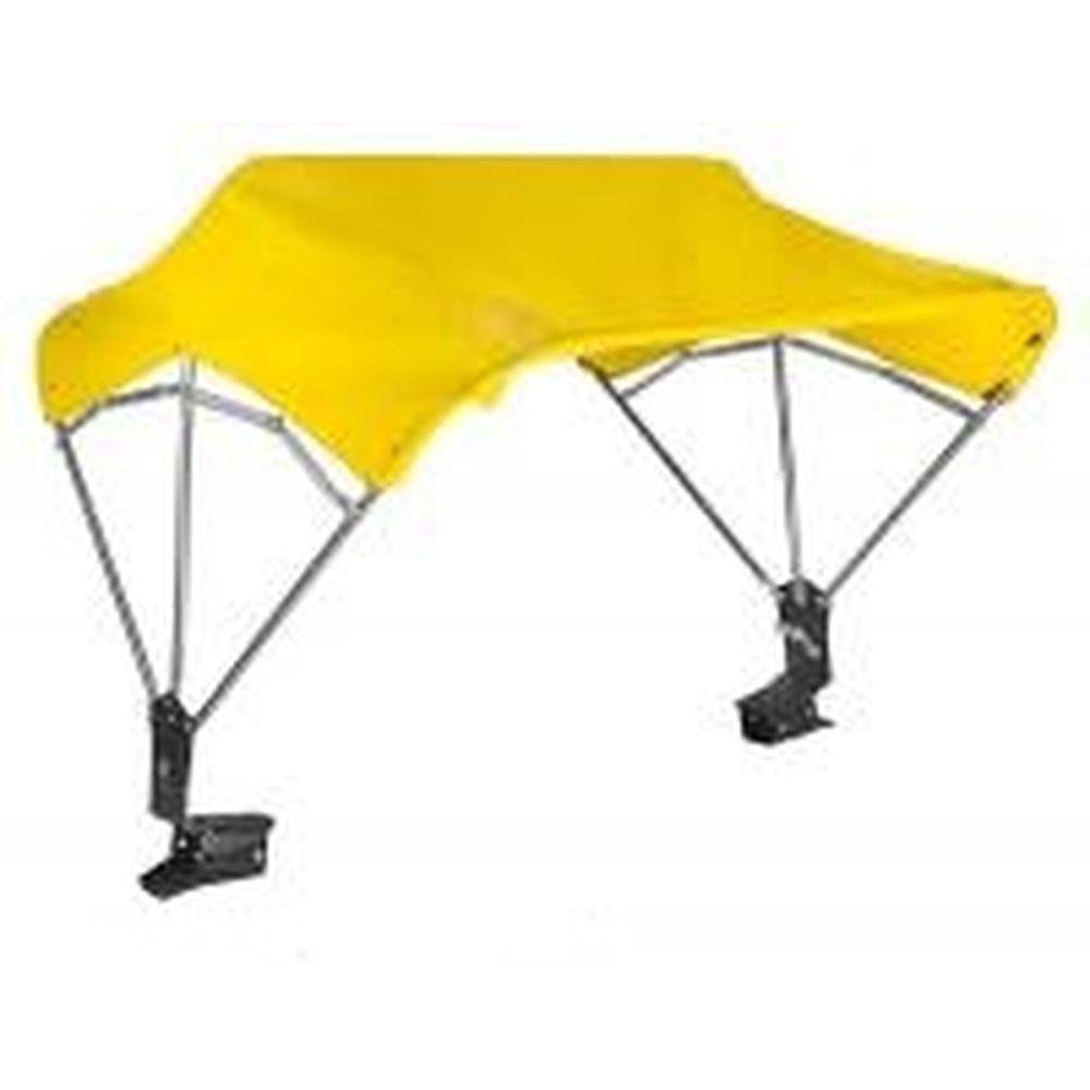 3-Bow Tractor Canopy With Fender Mount Yellow Universal Fit For Most ROPS