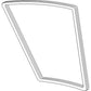 A-RE22488 Cab Door Frame Weather Stripping AR85560 - Fits John Deere