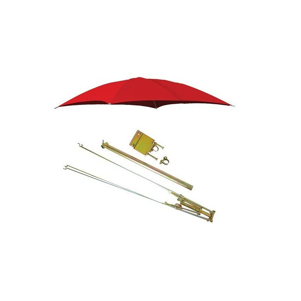 ROPS Red Tractor Umbrella Canopy & Canvas Cover w/Rollbar Mount 405967 Farmer