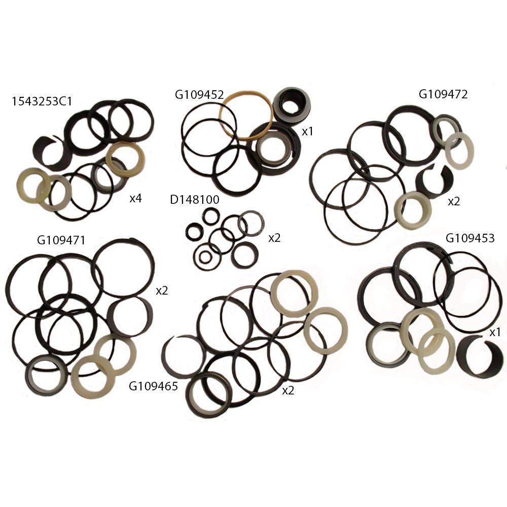 Fits Case Backhoe Loader 480E 480E LL Whole Machine Seal Kit