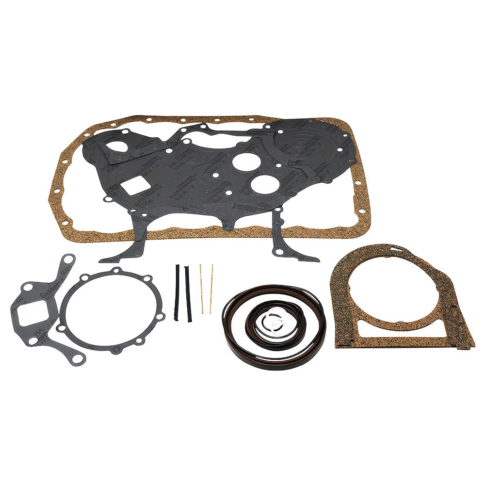 CFPN6A008B Bottom Gasket Set w/ Crankshaft Seals Fits Ford Tractor 2000 3000+