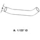CH13961 Lower Radiator Hose Fits John Deere Compact Tractor Model 1050