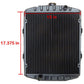 CH18416 Radiator with 3 Rows of Tubes Fits John Deere 1050