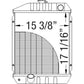 WN-CH19296-PEX Radiator Fits John Deere 950