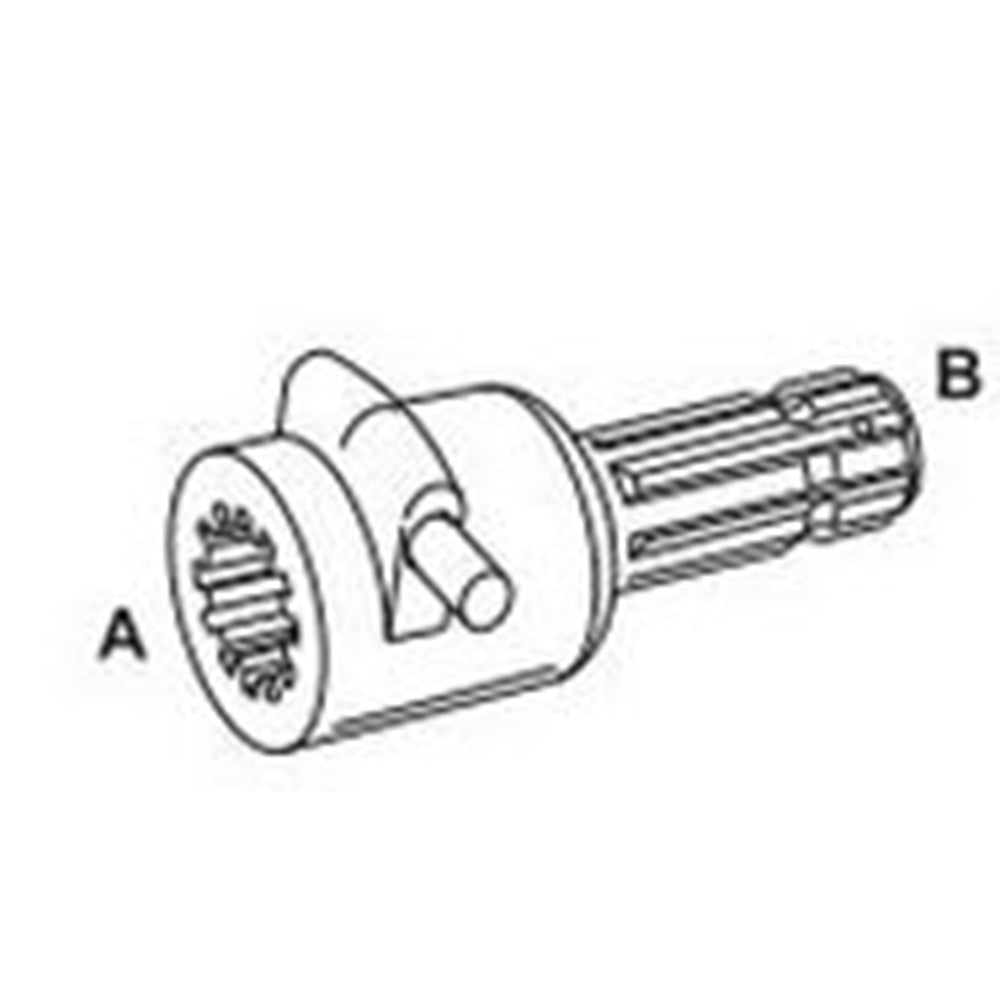 03-32-01375 Universal Push Pin Adapter XB373HD-16610 Black