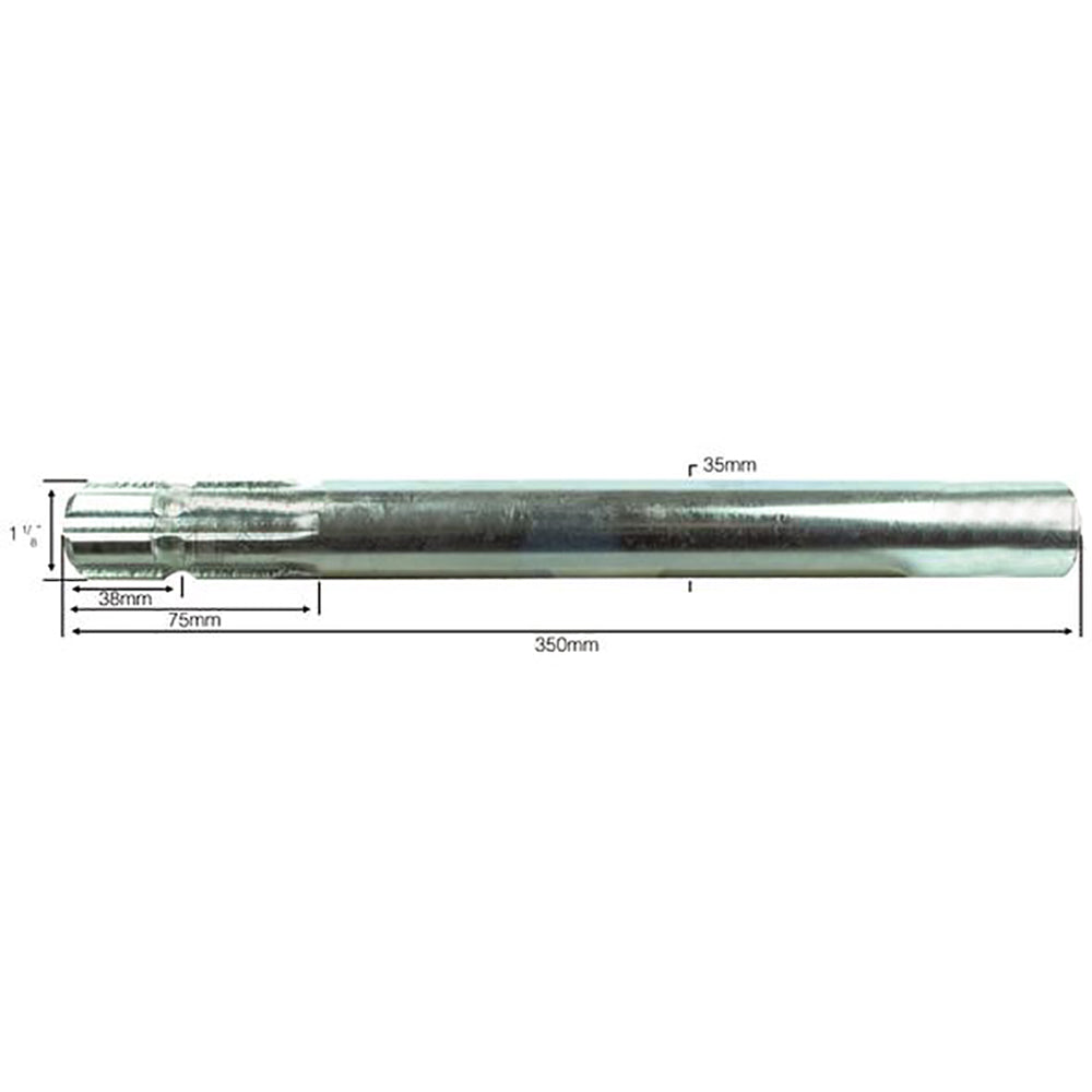 PTO Splined Shaft - One End - 1 3/8" - 6 Spline, Length: 350mm EFI.16427-SP