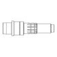 R129763 PTO Output Drive Shaft Fits John Deere 7610 7710 7810