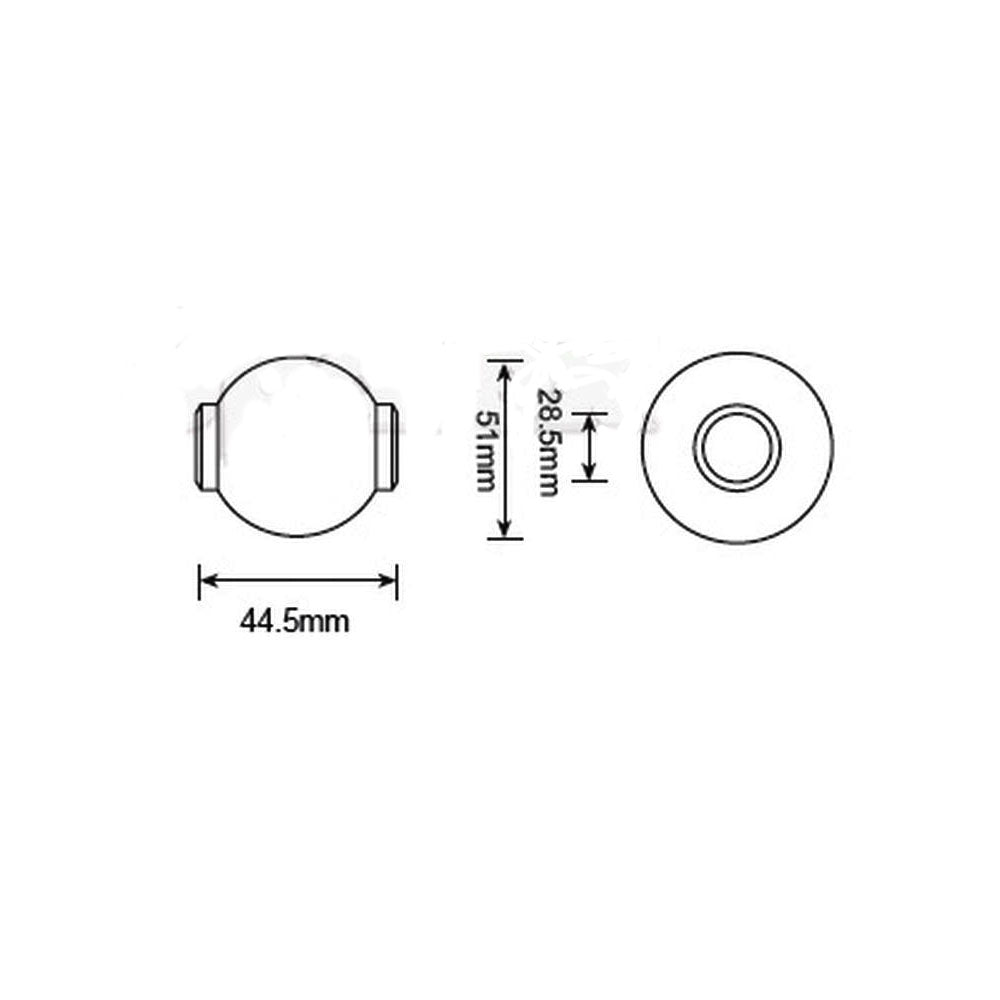 Lower Link Ball (Fits CAT. 2/2) Fits White Replaces 104591A